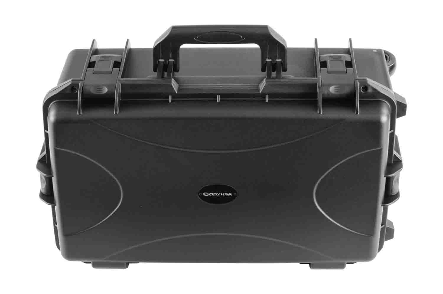 Odyssey VU201107HWNF Bottom Interior Injection-Molded Trolley Utility Case - 20.5″ x 11.25″ x 5.75″ - Hollywood DJ
