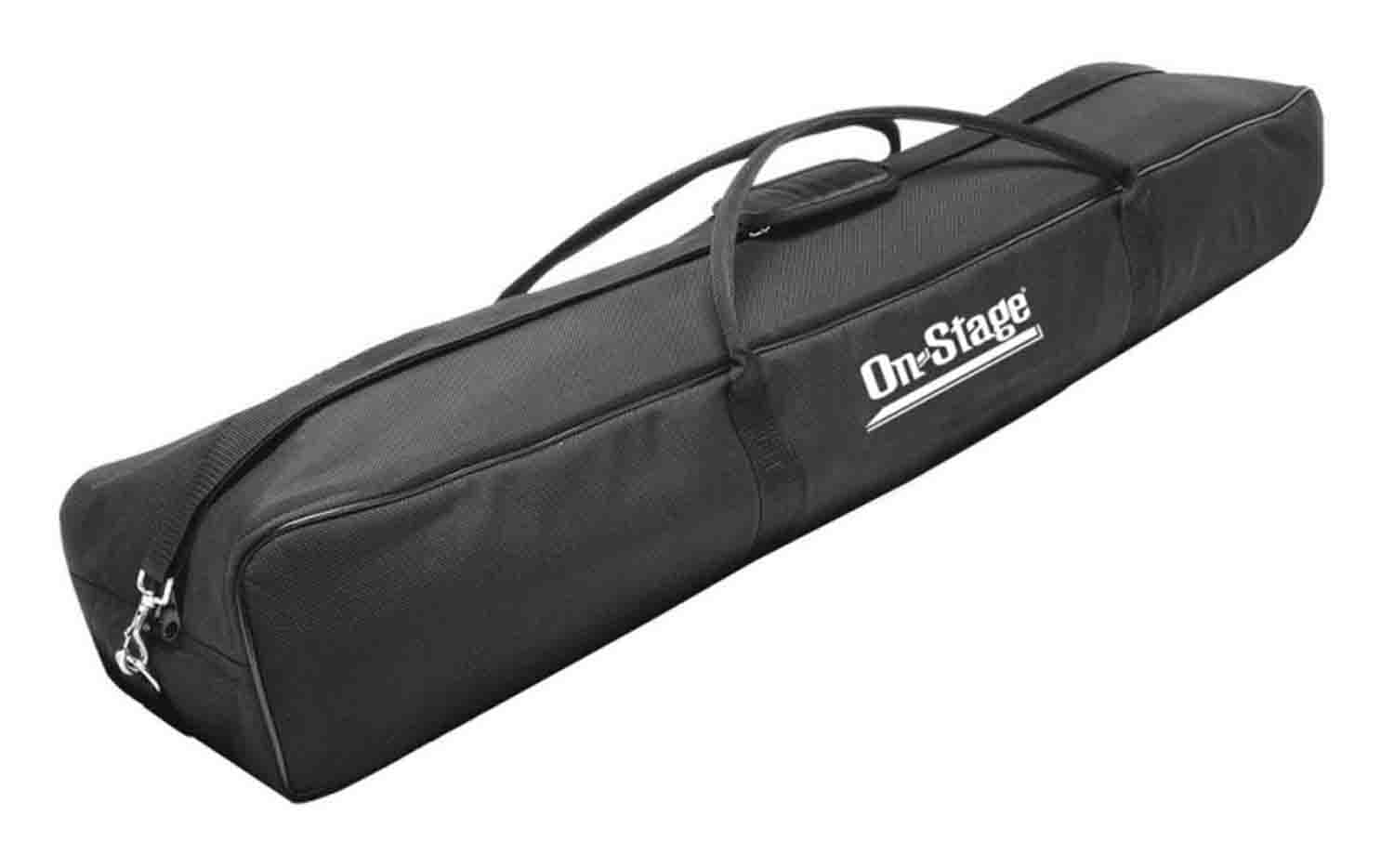 Onstage SSB6500 Heavy Duty Speaker Stand Bag - for 2 Speaker Stands or up to 6 Microphone Stands - Hollywood DJ