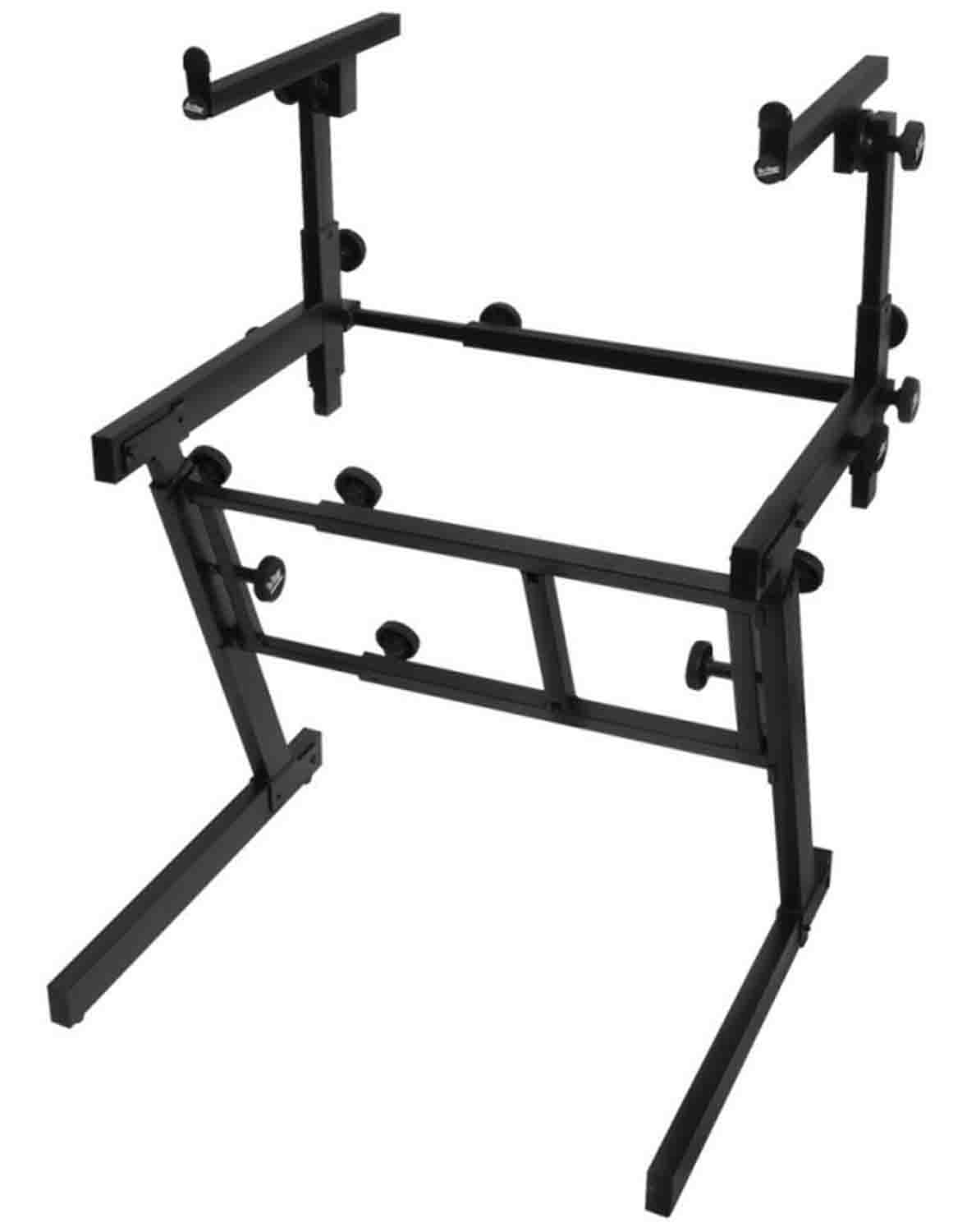 On Stage KS7365EJ Folding-Z Keyboard Stand with Second Tier - Hollywood DJ