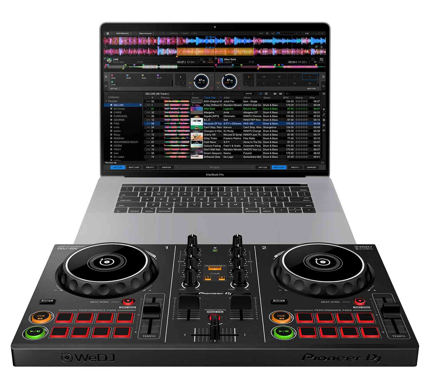 Pioneer DDJ-200, 2-Channel Smart DJ Controller - Hollywood DJ