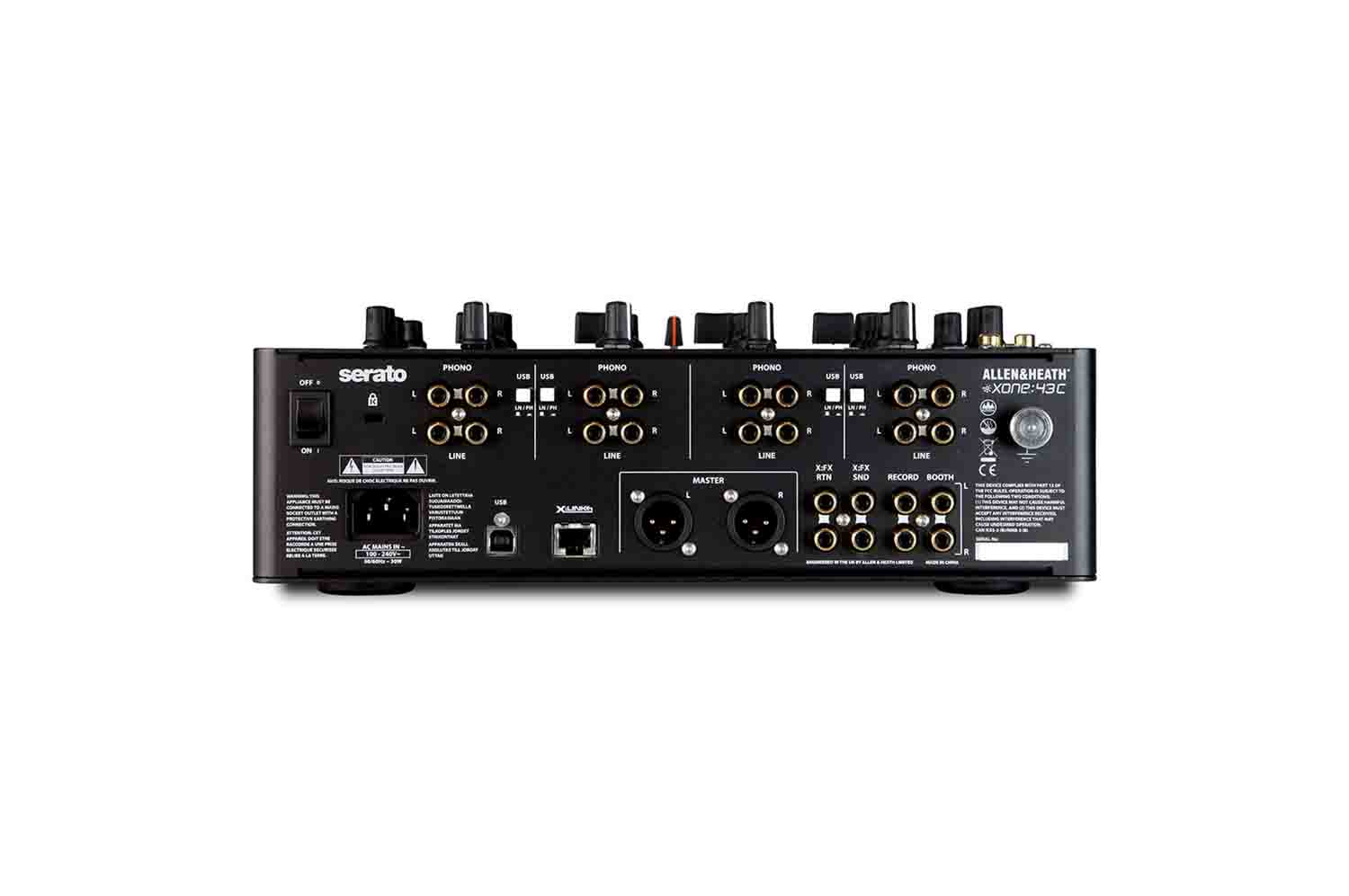 Allen & Heath XONE:43C, 4+1 Channel DJ Mixer with Soundcard - Hollywood DJ