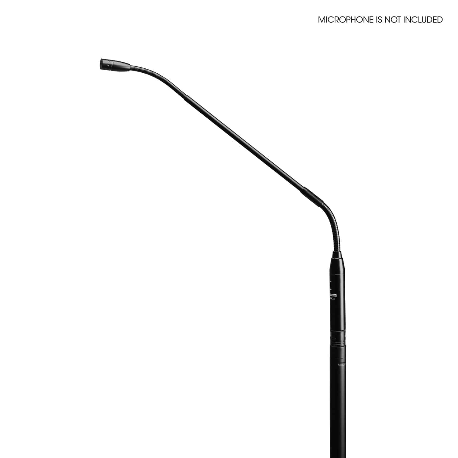 Gravity GMS23XLRB Microphone Stand With XLR Connector and Gooseneck - Hollywood DJ