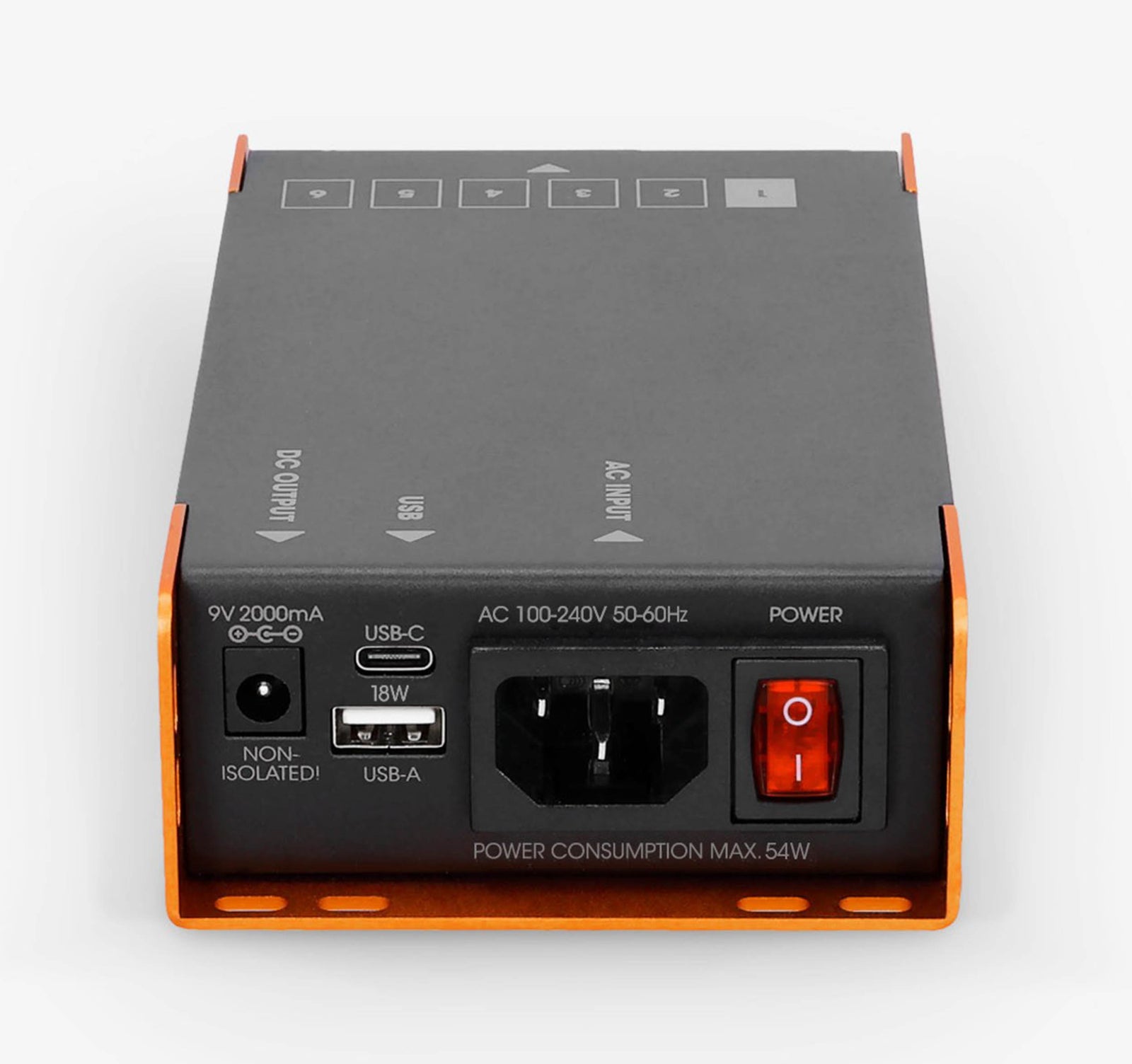 Palmer PWT 06 IEC, Universal Pedalboard Power Supply with USB Palmer
