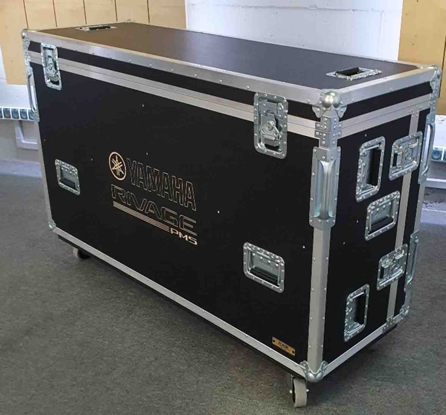 ProX XZF-YPM5 RIVAGE D2X1U Flip-Ready Easy Detachable Retracting DJ Case for Yamaha PM5 RIVAGE Console - Hollywood DJ