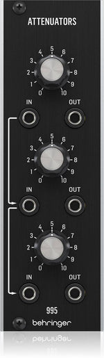 Behringer 995 ATTENUATORS Legendary Analog Attenuator Module for Eurorack - Hollywood DJ