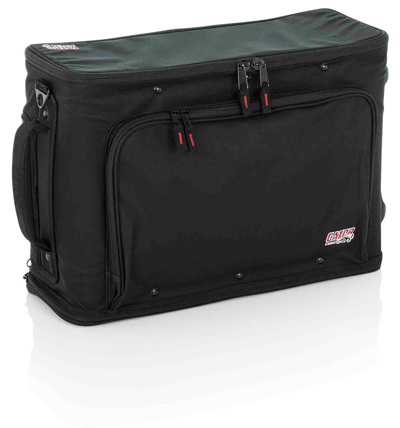 Gator Cases GR-RACKBAG-2UW, 2U Lightweight Rolling Rack Bag with Tow Handle and Wheels - Hollywood DJ