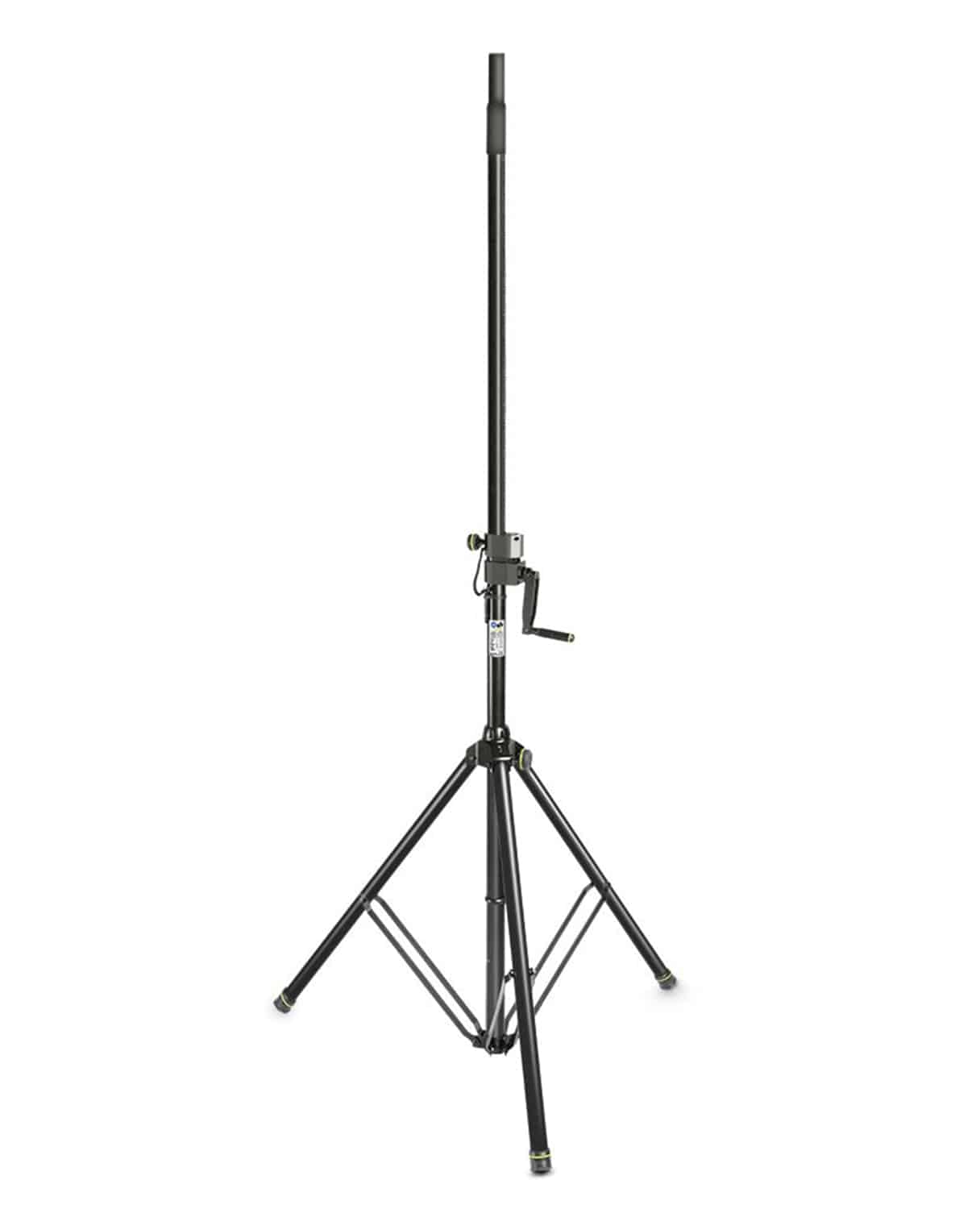 Gravity GSP4722B, Wind Up Speaker Crank Tripod Stand, Up To 7.2 ft - Hollywood DJ