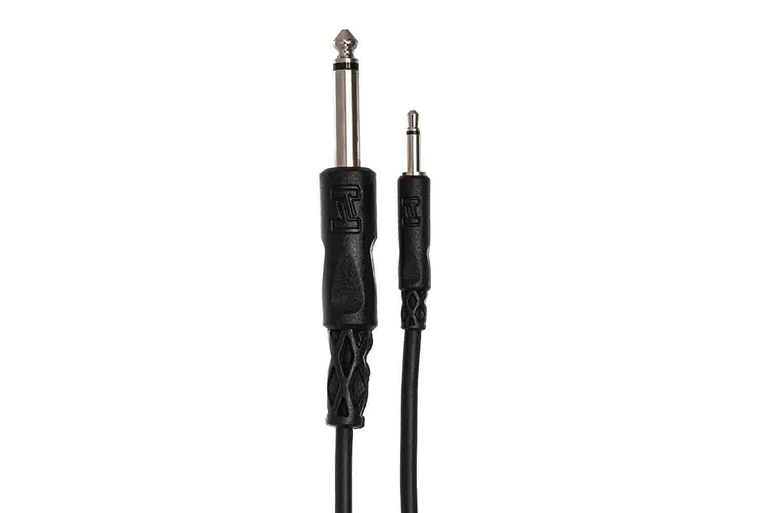 Hosa CMP-305 Mono Interconnect Cable 3.5 mm TS to 1/4 in TS – 5 Feet - Hollywood DJ