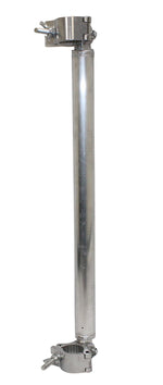 ProX XT-DCS32 Single Truss Tube with Clamp and Hinge on Each End - 32 Inch - Hollywood DJ