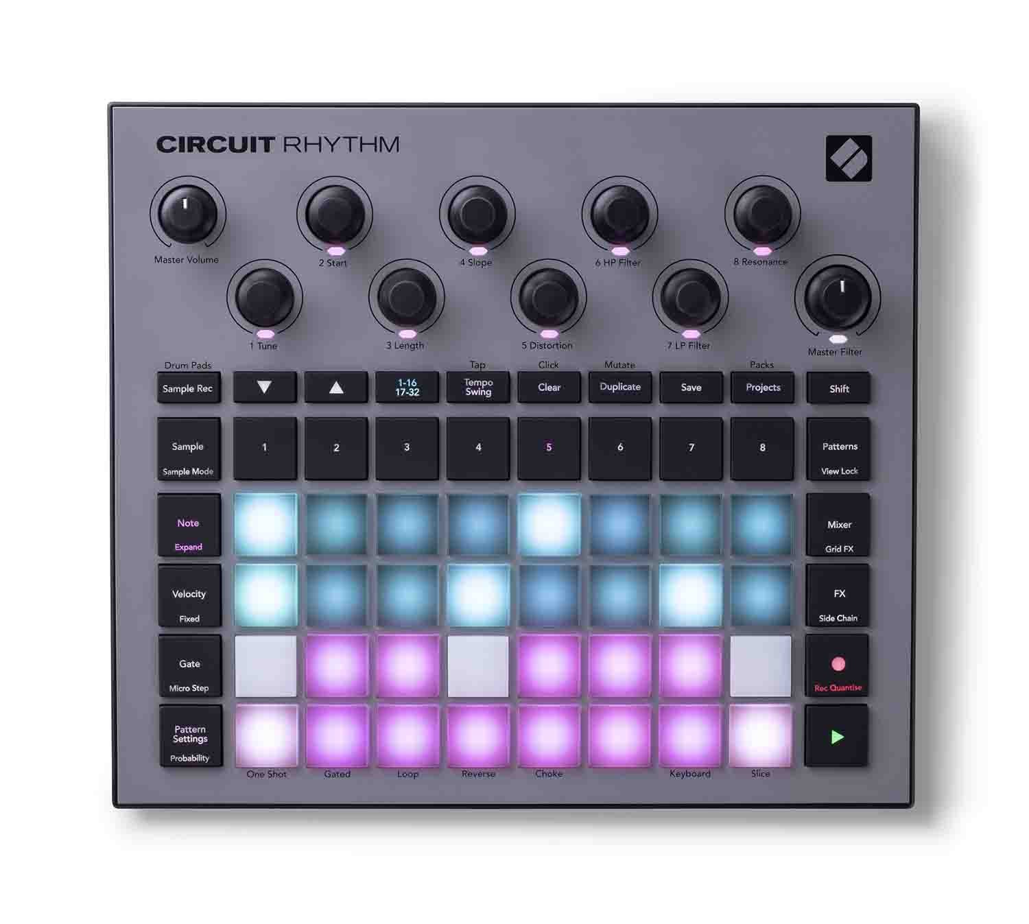 Novation Circuit Rhythm Standalone Beatmaking Sampler - Hollywood DJ