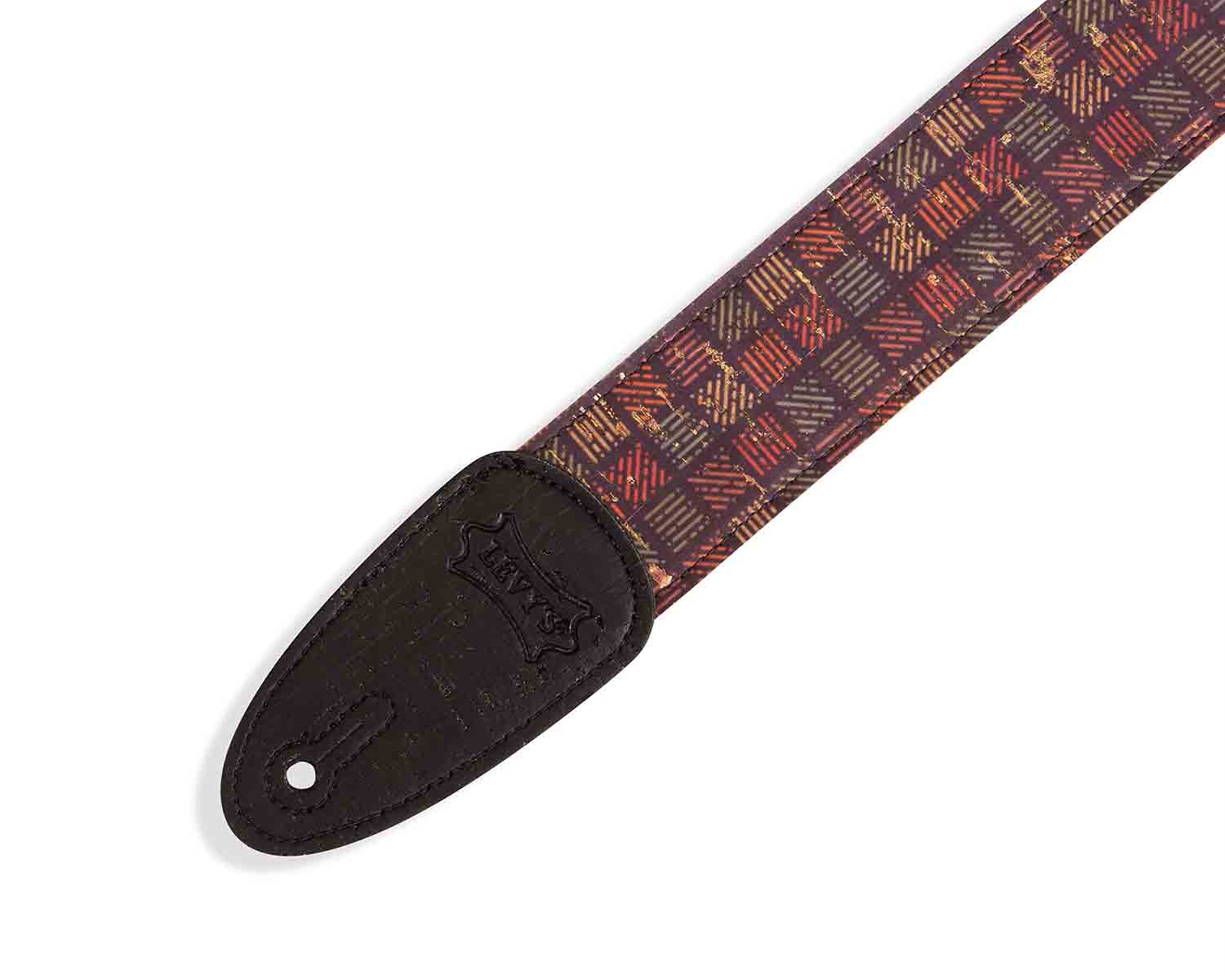 Levy's Leathers MX8-004 2-inch Cork Guitar Strap with Orleans Pattern - Hollywood DJ