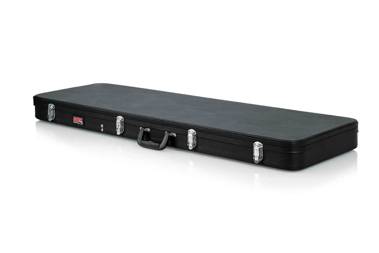 Gator Cases GWE-BASS Hard-Shell Wood Case for Bass Guitars - Black - Hollywood DJ