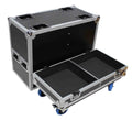 ProX X-RCF-HD32A Flight Case for 2x RCF HD 32-A Two Way Speaker with 4-inch Wheels - Hollywood DJ