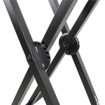 ProX X-KSD200, DJ Double X Style Case/Keyboard Stand With Ergo Easy Lock - Hollywood DJ