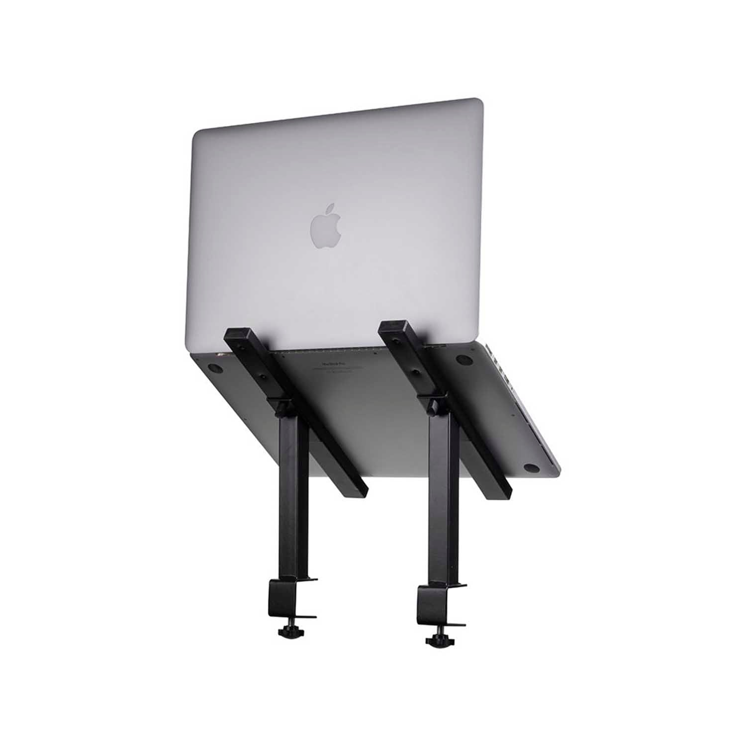 B-Stock: Headliner HL20002 La Brea Laptop Stand Brackets, Pair of Mounting Brackets with Table Clamps - Hollywood DJ
