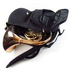 Fusion FB-UB-08-BK, Urban French Horn Fixed Bell Gig Bag (Black) - Hollywood DJ