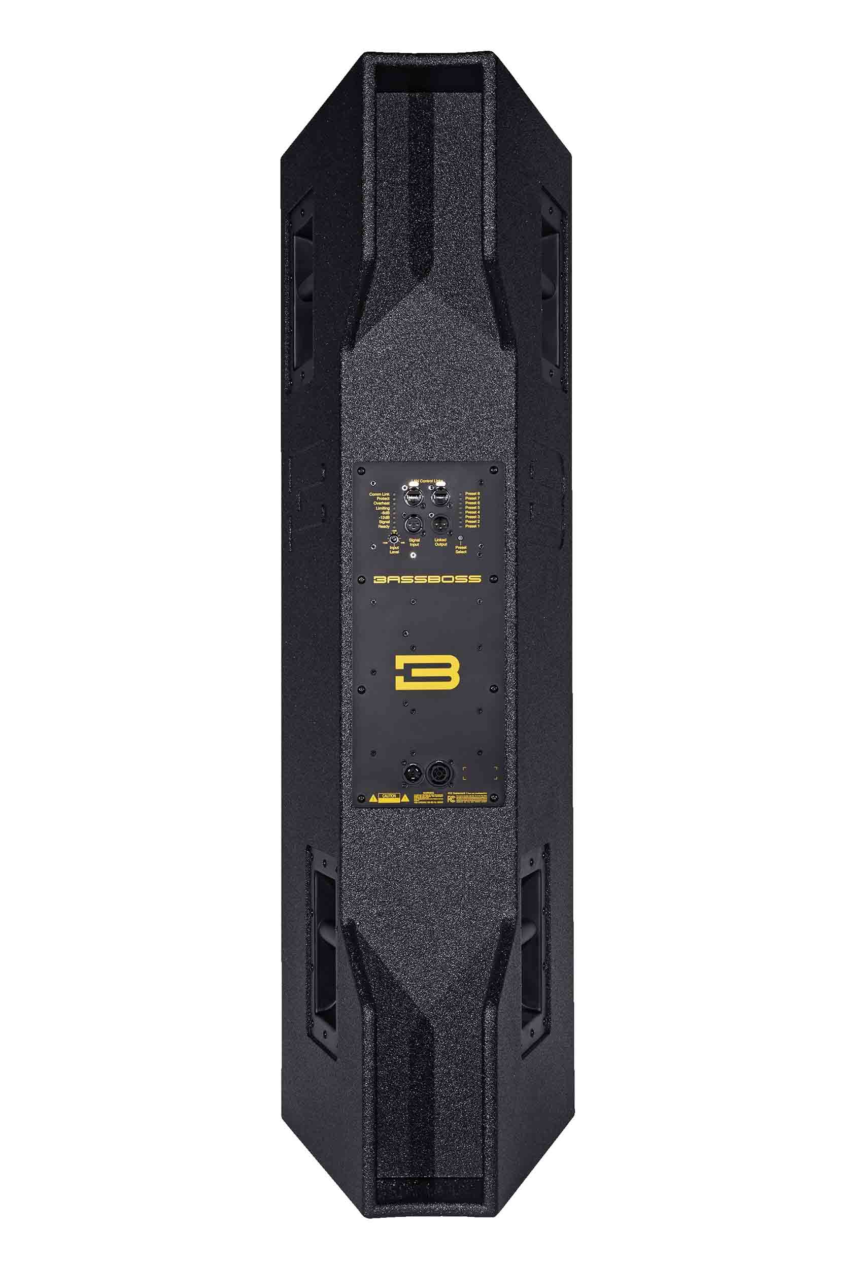 BassBoss BB-AT212-MK3 High-Efficiency 2-Way Bi-Amplified Loudspeaker - Black - Hollywood DJ