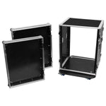 Odyssey FZAR14W, 14U Pro Amp Rack with Casters - Hollywood DJ