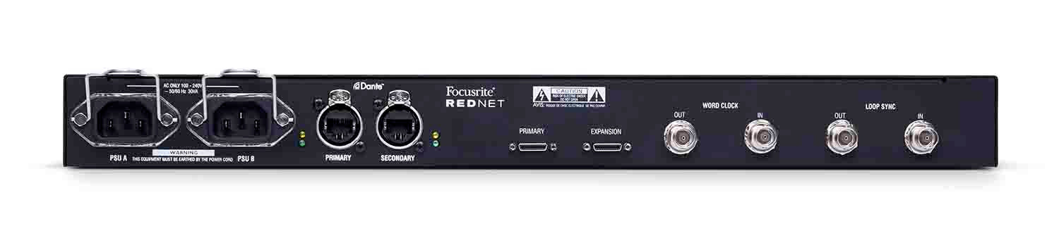 Focusrite Pro RedNet HD32R 32-Channel Dante Networks Pro Tools - Hollywood DJ