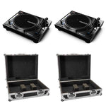 Reloop RP-8000 MK2 Dual DJ Turntable Package with Cases - Hollywood DJ