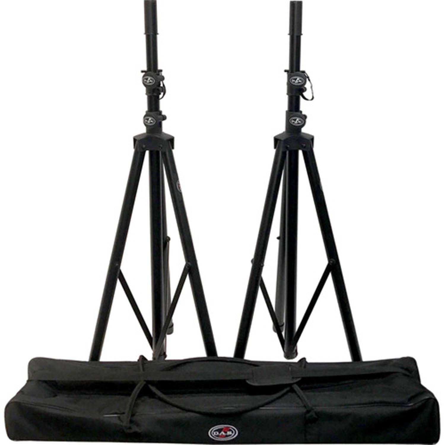 DAS Audio DAS-TRPD-S2 Branded Steel and Aluminum Tripod Stand Pack with Zipper Bag - Hollywood DJ