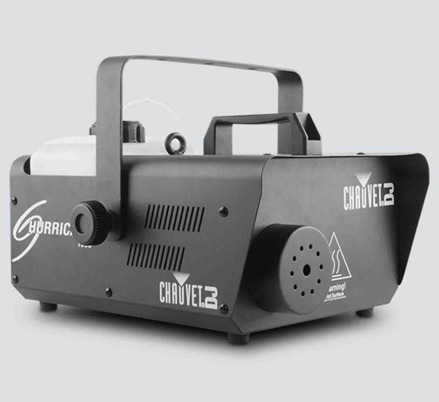 Chauvet DJ Fog Machine Package with Mini Strobe LED Light and Fog Fluid - Hollywood DJ
