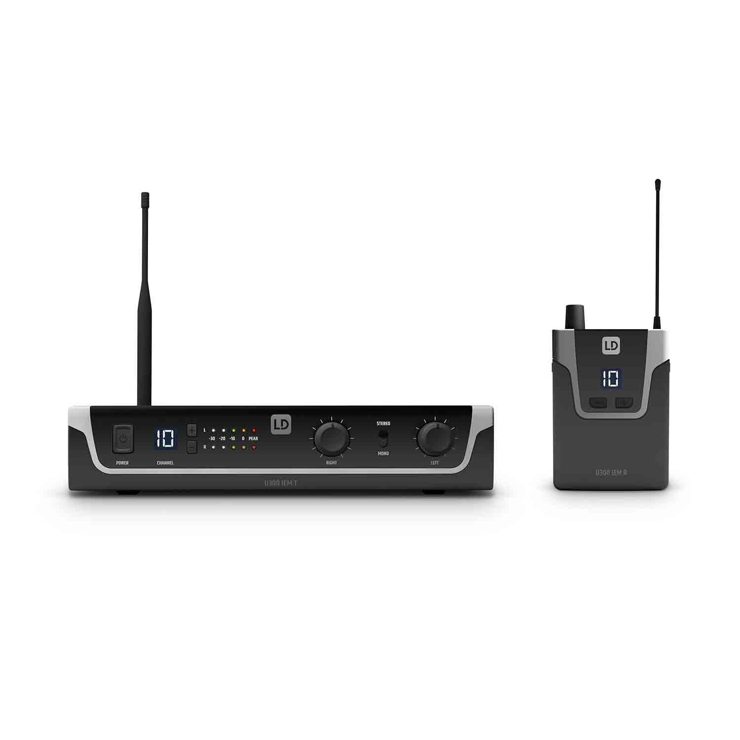 LD Systems U305.1 IEM HP In-Ear Monitoring System with Earphones (514 – 542 MHz) - Hollywood DJ