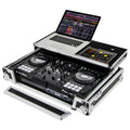 Odyssey FZGSPIDDJ8001, Pioneer DDJ-800 Flight Case With Bottom 1U Rack Space And Glide Platform - Hollywood DJ