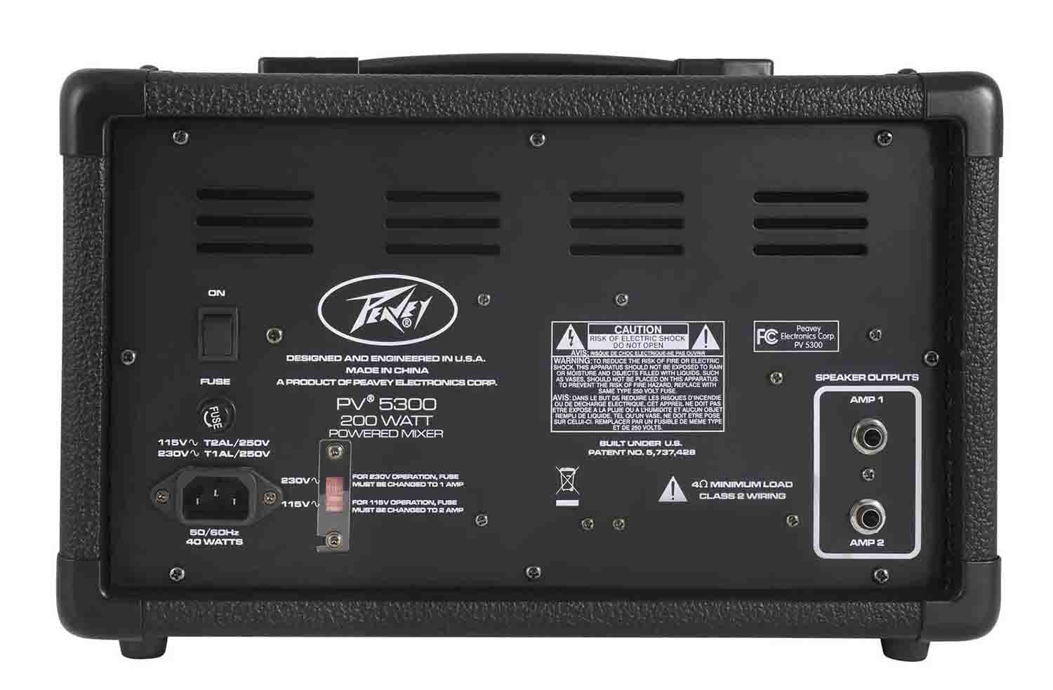 Peavey PV 5300, All in One Powered Mixer - Hollywood DJ