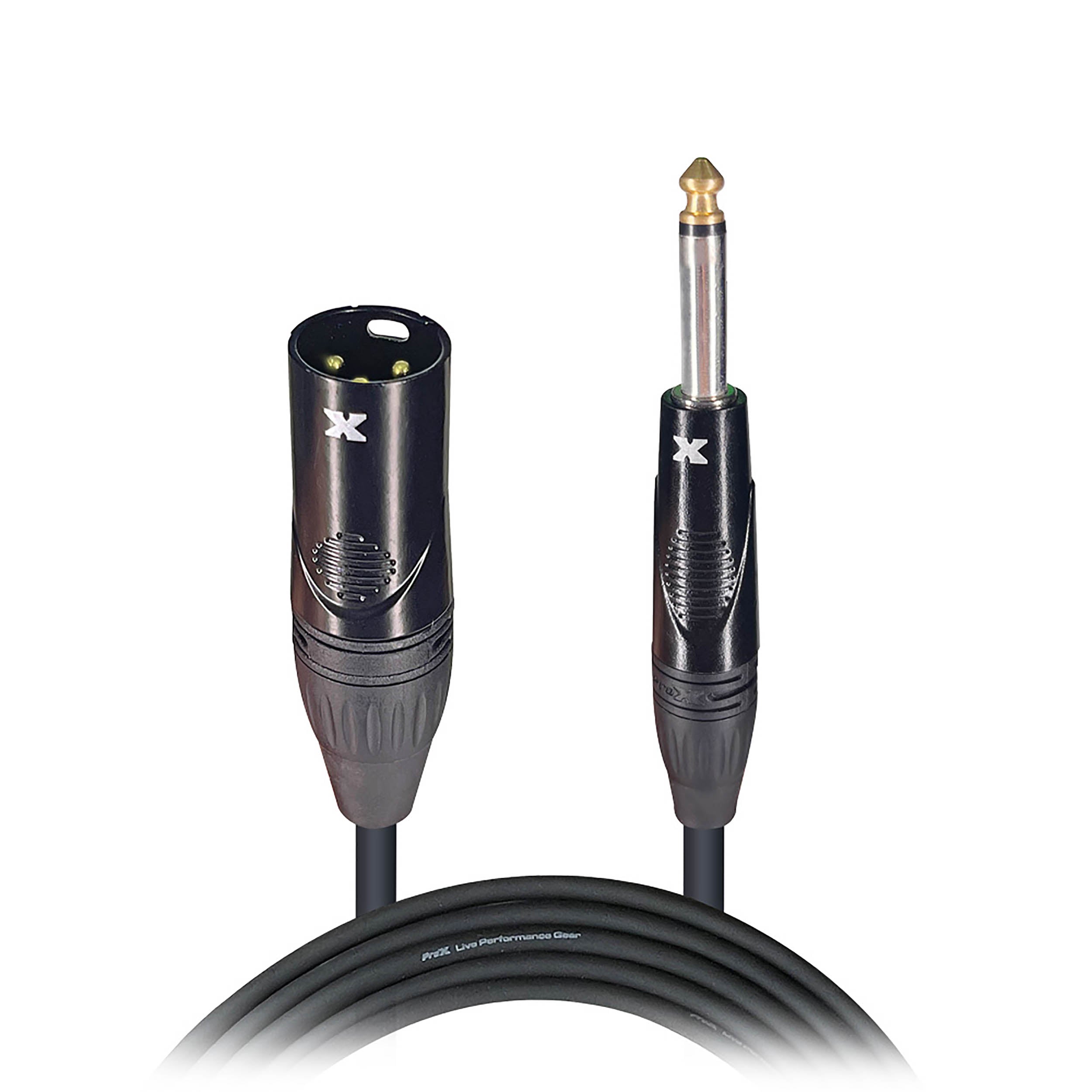 Prox XC-PXM05 Unbalanced 1/4" TS to XLR3-M High Performance Audio Cable - 5 Feet by ProX Cases