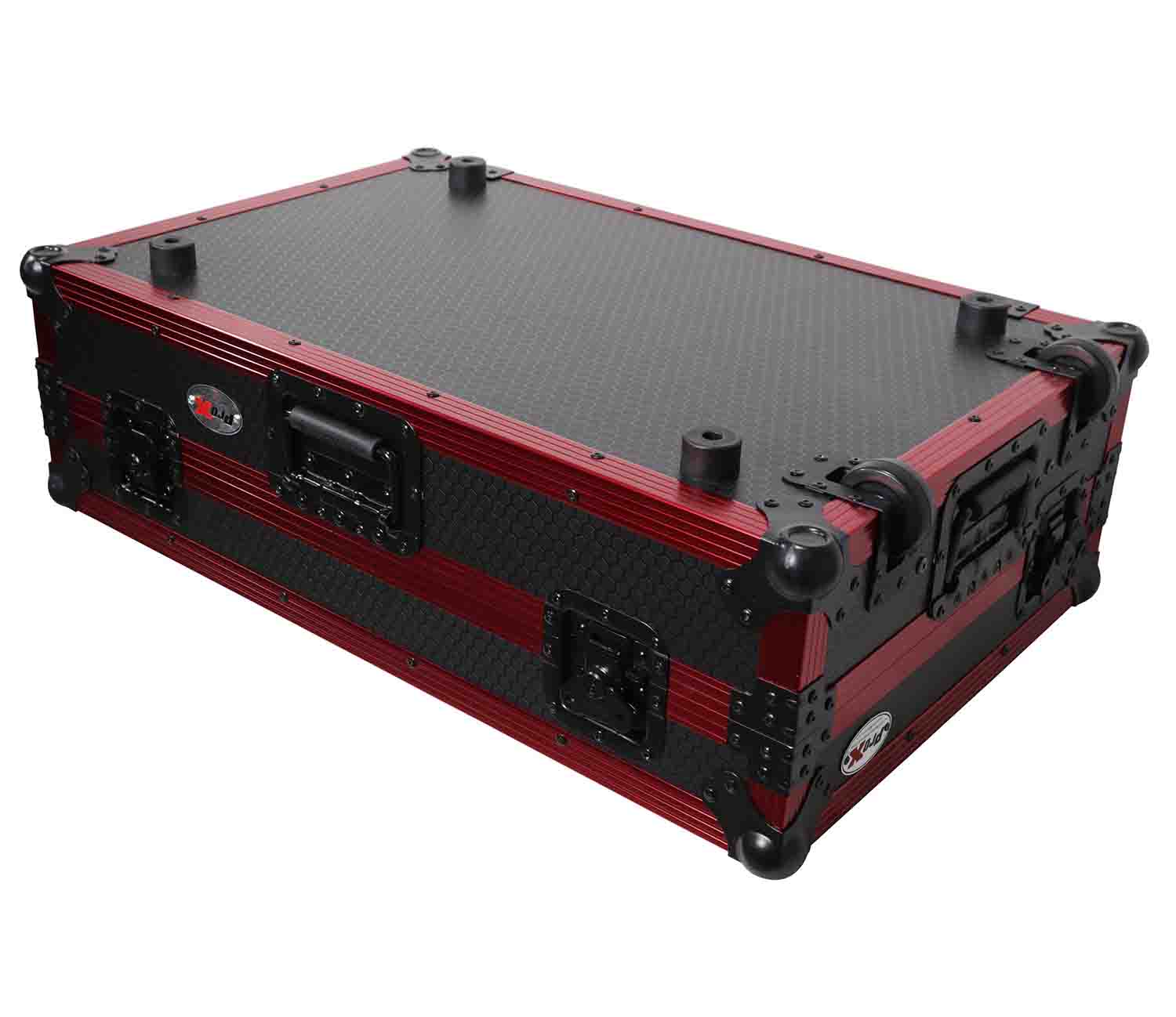 ProX XS-RANEONE WLTFRLED DJ Flight Case for Rane One 1U Rackspace with Sliding Laptop Shelf, Wheels and LED KIT - Hollywood DJ