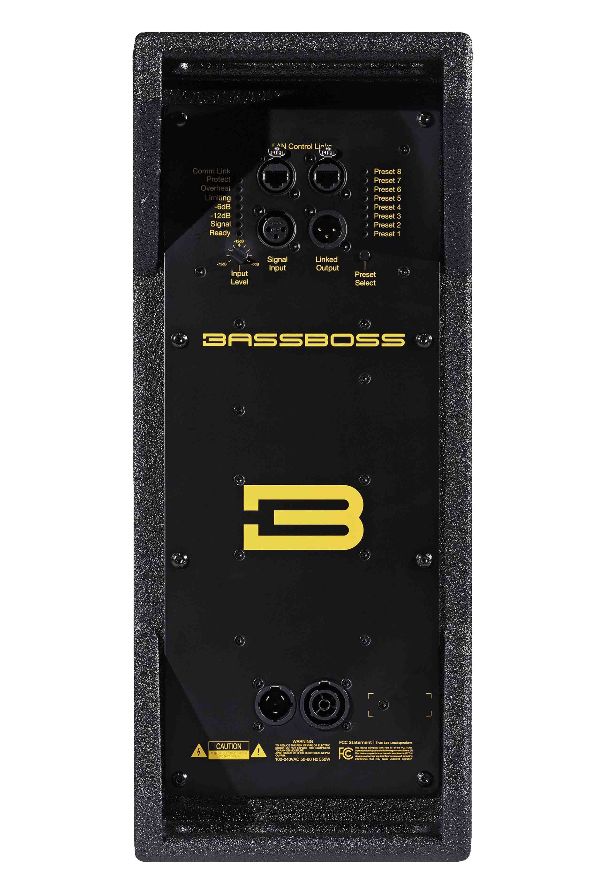 BassBoss BB-SV9-MK3 Single 9-Inch Powered Micro Main Loudspeaker - Black - Hollywood DJ