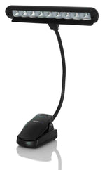 Gator Frameworks GFWMUSLEDR Clip-on Red LED Music Lamp with Adjustable Neck - Hollywood DJ