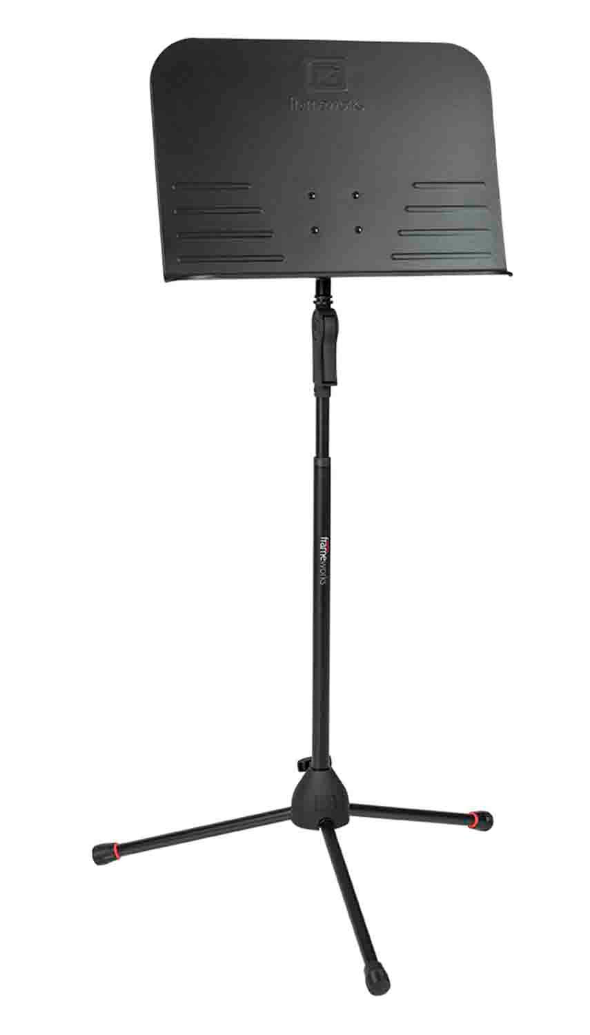 Gator Frameworks GFW-MUS-2000 Deluxe Tripod Style Sheet Music Stand - Hollywood DJ
