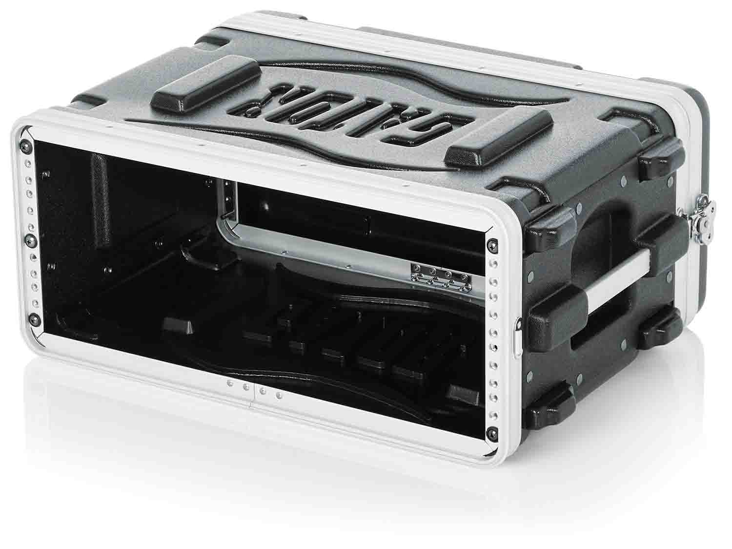 Gator Cases GR-4S Shallow Molded 4U Audio Rack Case 14.25″ Deep - Hollywood DJ