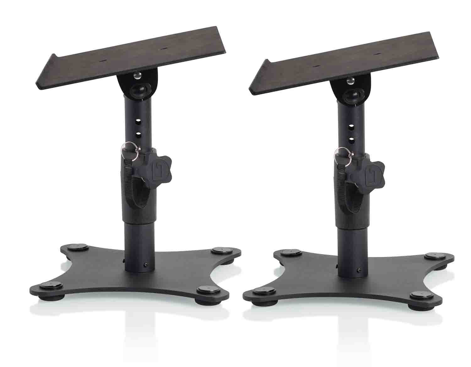 Gator Frameworks GFWSPKSTMNDSK Frameworks Desktop Studio Monitor Stand - Hollywood DJ