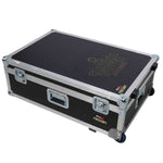 ProX XZF-DJCTRBCASE Control Tower DJ Booth with Laptop Arm and Road Cases for Pioneer XDJ-XZ, DDJ-1000 SRT, RANE ONE, and SX3 - Red Black Finish - Hollywood DJ