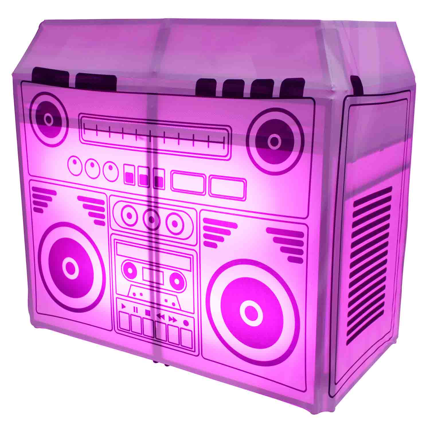 ProX XF-MESA SWBBOX Boombox Decorative Scrim for ProX XF-MESA MK2 Facade - Hollywood DJ