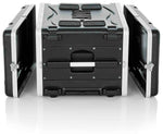Gator Cases GRR-6L Rolling Molded 6U Rack Case - Hollywood DJ
