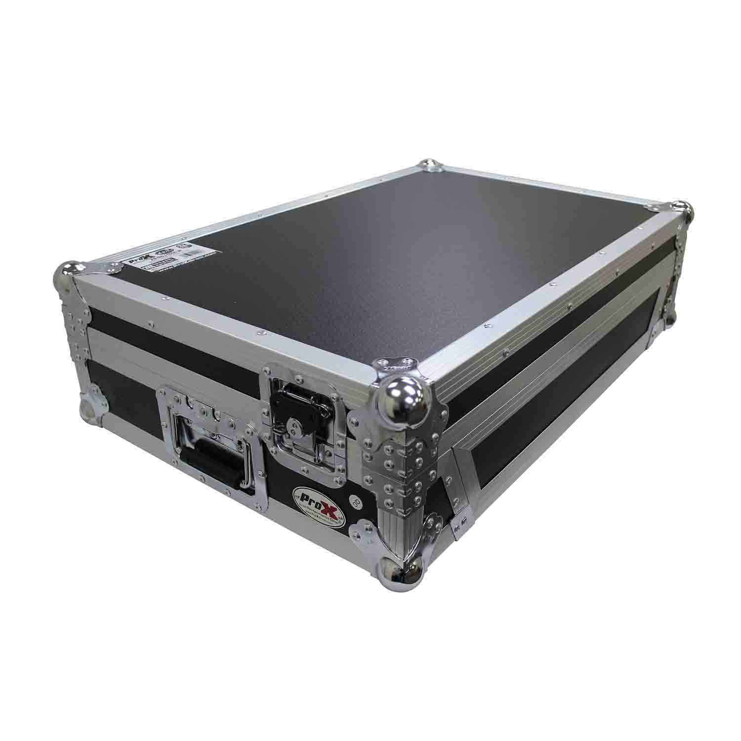 ProX XS-RANEONE W DJ Flight Case for RANE ONE DJ Controller with 1U Rack and Wheels - Hollywood DJ