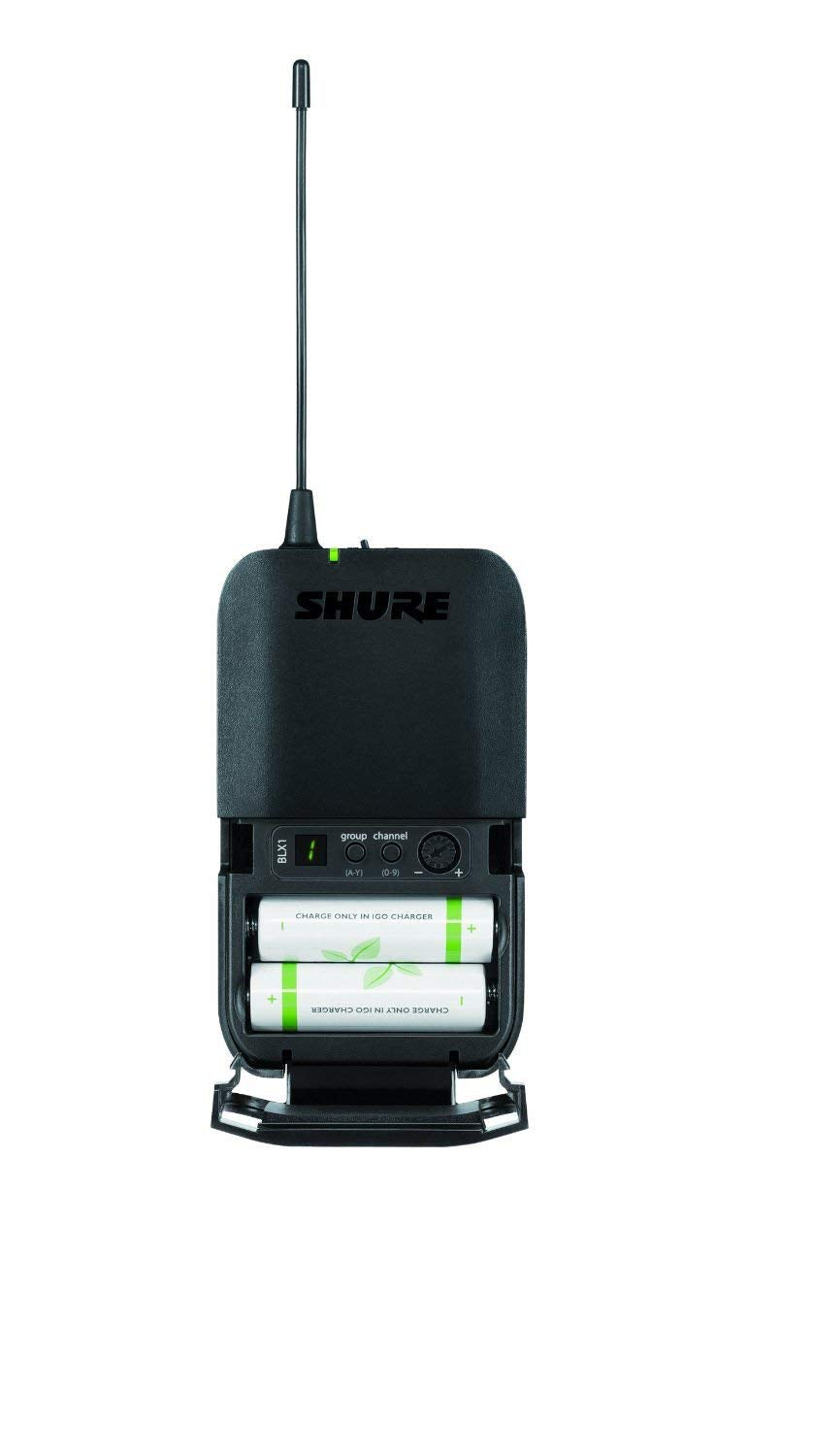 Shure BLX1-H9 Wireless Bodypack Transmitter with Tactile On/Off Switch - Hollywood DJ