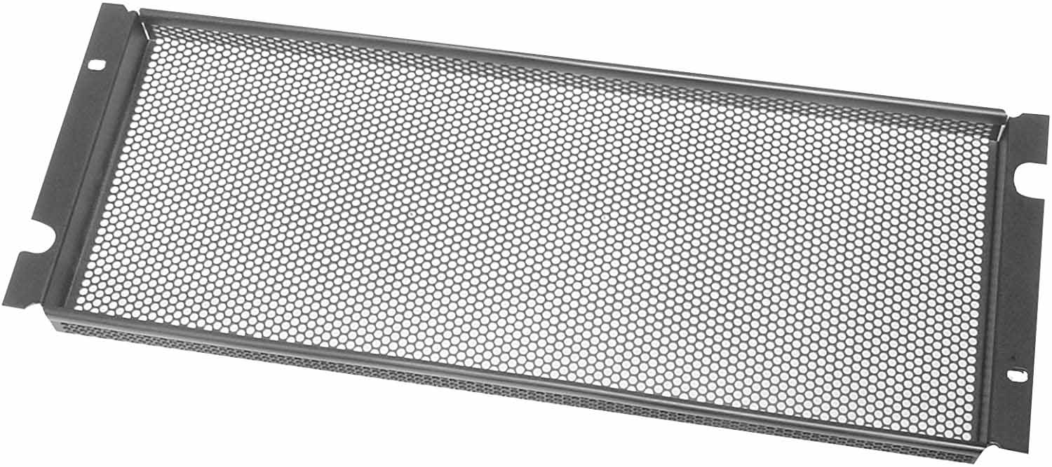 Odyssey ARSCLP04 19 Inch Rack Mountable Raised Perforated Security Panel 4U (7 Inches) - Hollywood DJ