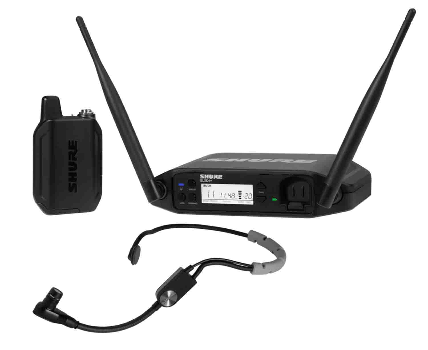 Shure GLXD14+/SM35-Z3 Digital Wireless Headset System with SM35 Headset Microphone - Hollywood DJ