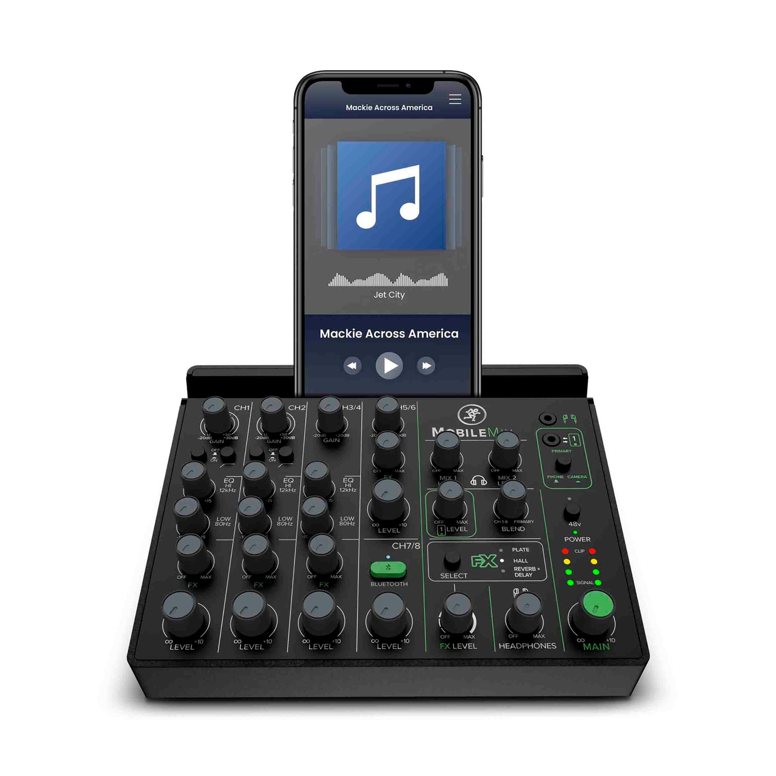 Mackie MobileMix, 8-Channel USB-Powerable Mixer for A/V Production, Live Sound and Streaming Mackie