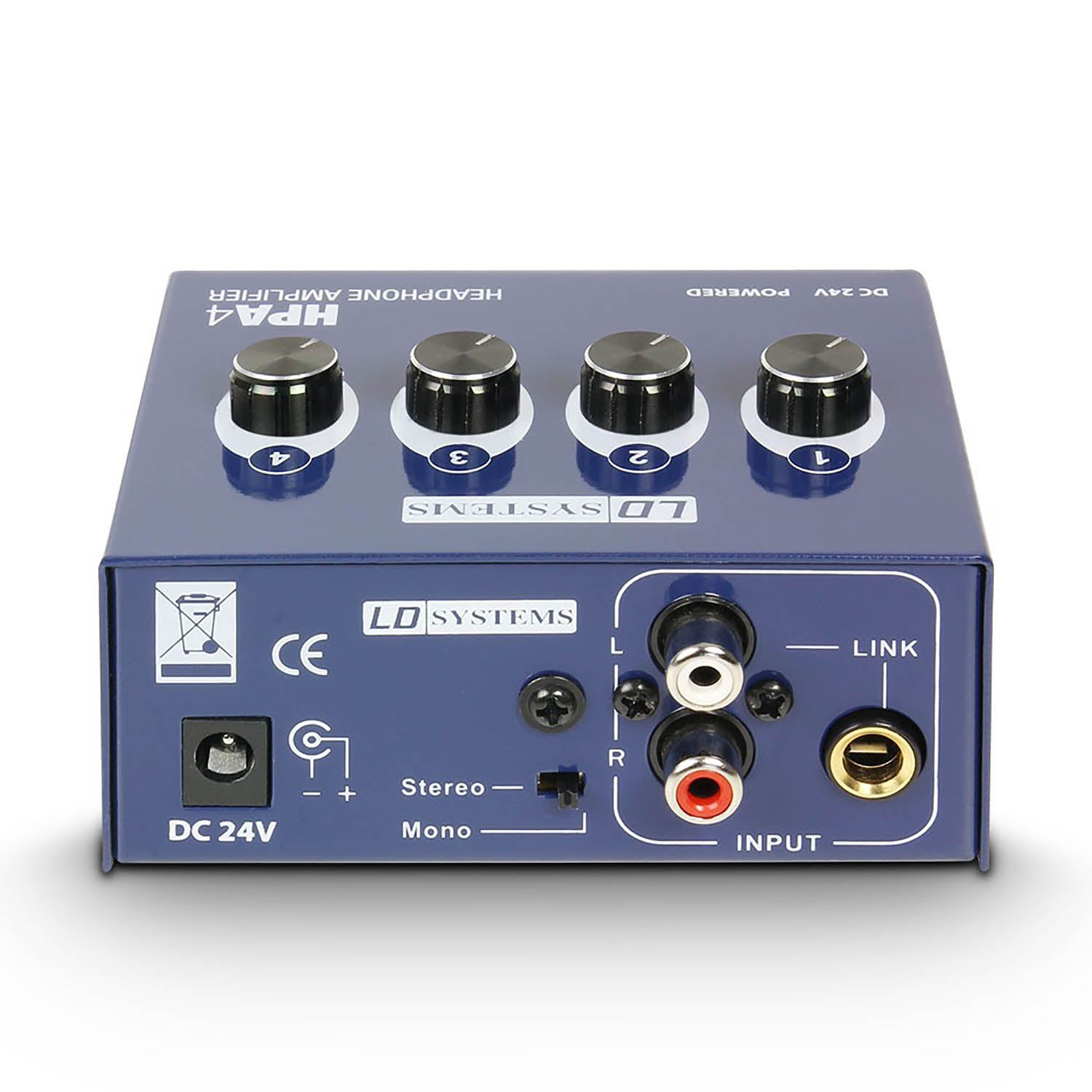 LD Systems HPA 4, 4-Channel Headphone Amplifier - Hollywood DJ