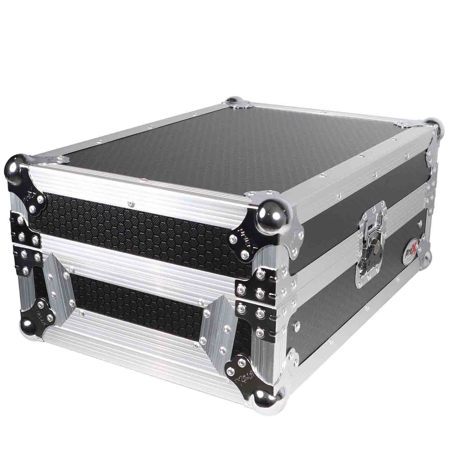 ProX XS-RANE-72LT-MK2,11" DJ Mixer Road Case with Laptop Shelf for Rane 72 and Rane Seventy ProX Cases