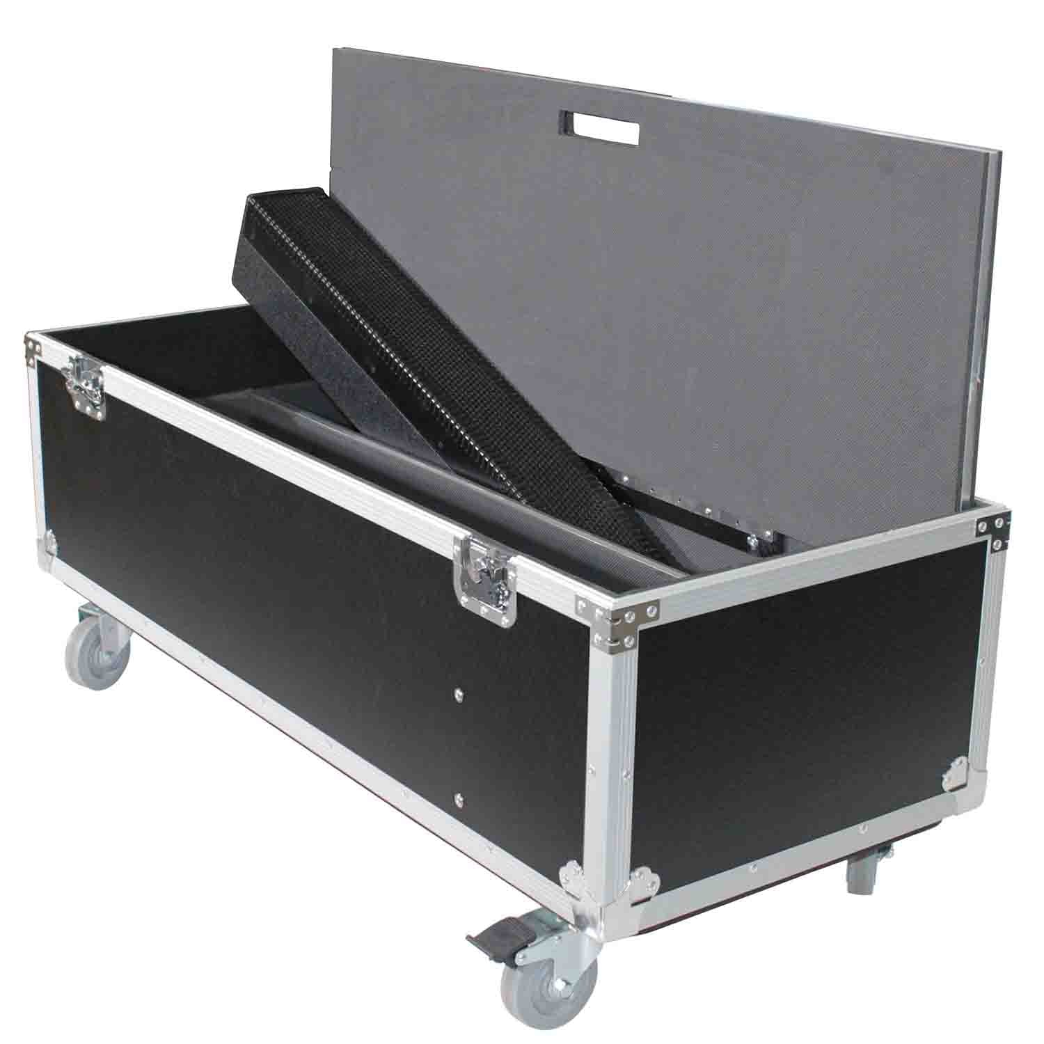 ProX X-RCF-EVOX12X2W ATA Flight Case for 2 RCF EVOX 12 Array Speakers with Wheels - Hollywood DJ