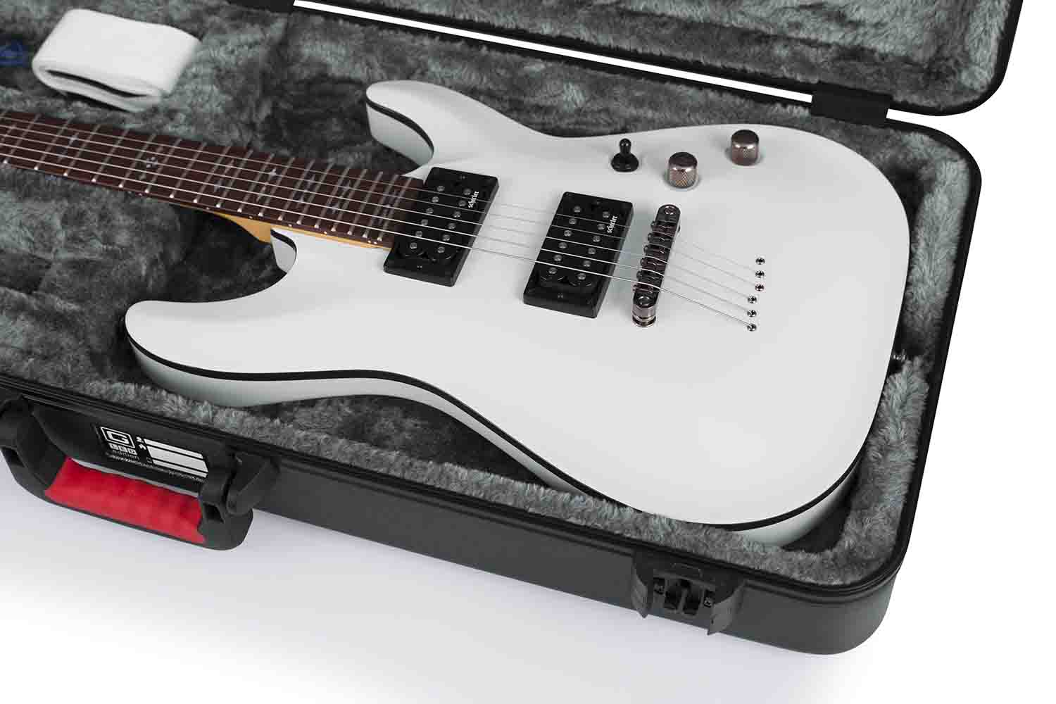 Gator Cases GTSA-GTRELEC-LED Guitar Case for Standard Electric Guitars - LED Edition - Hollywood DJ