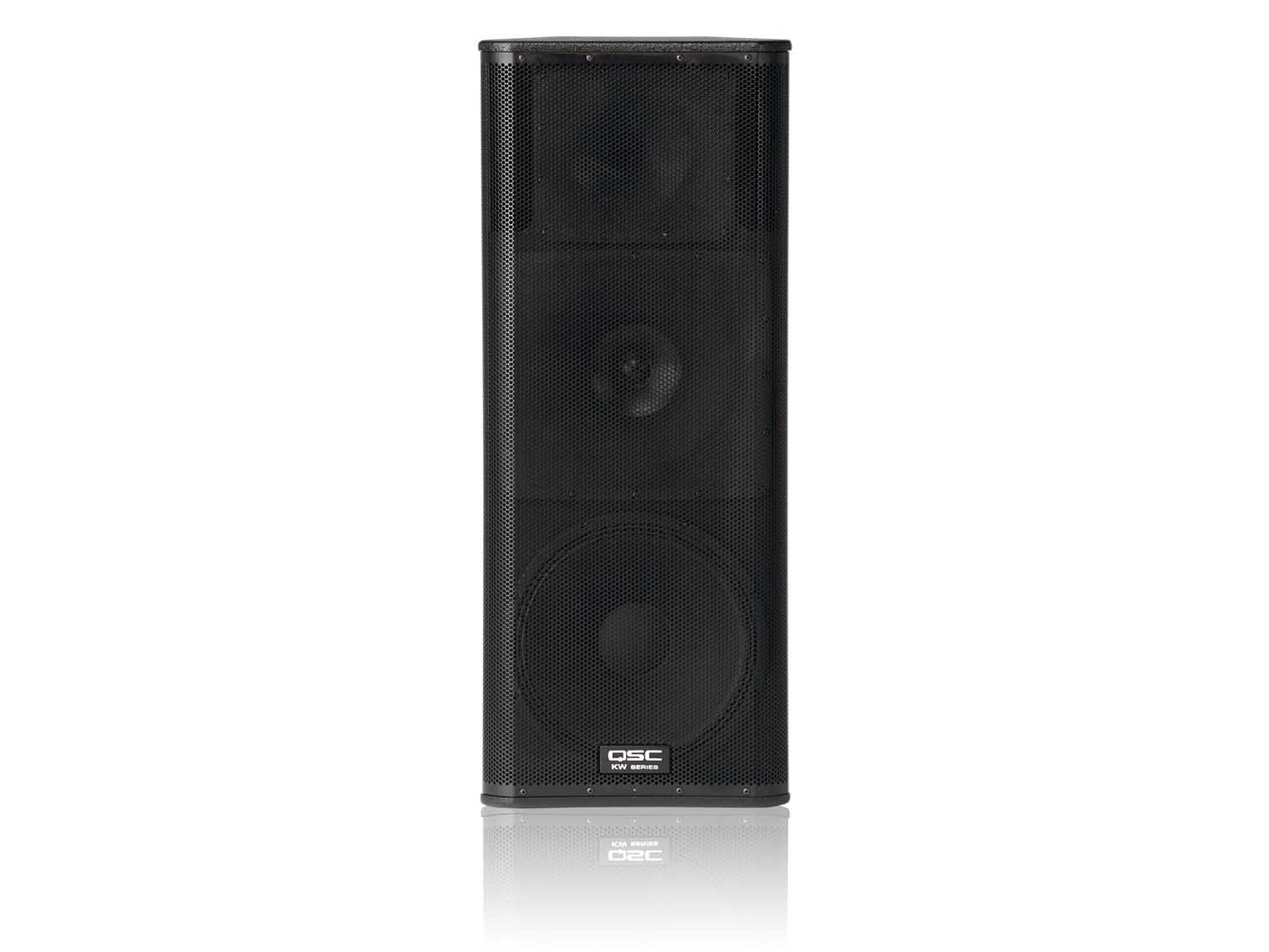 QSC KW153, 1000W 15 Inches Active 3 Way Loudspeaker - Hollywood DJ