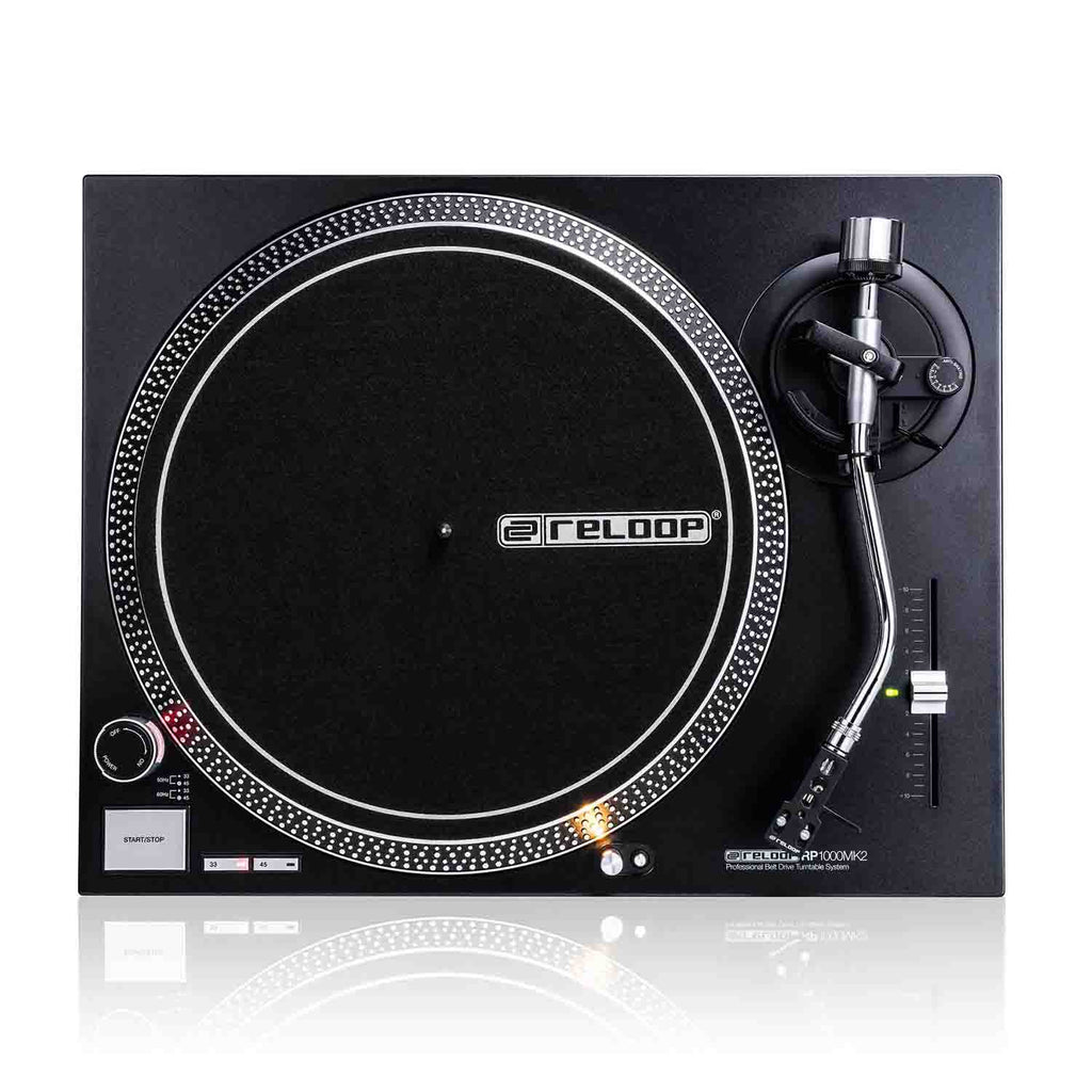 Reloop RP-1000 MK2 Dual DJ Turntable Package with Cases